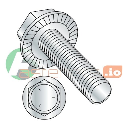 Newport Fasteners Grade 5, 5/16"-18 Hex Flange Bolt, Zinc Plated Steel, 2 in L, 750 PK 552983